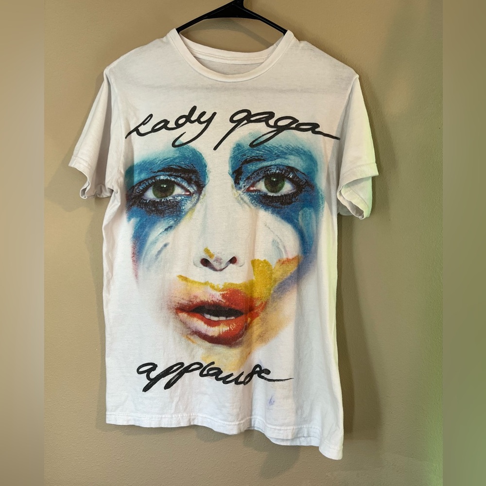 Lady Gaga Applause short sleeve tee T-shirt Size M